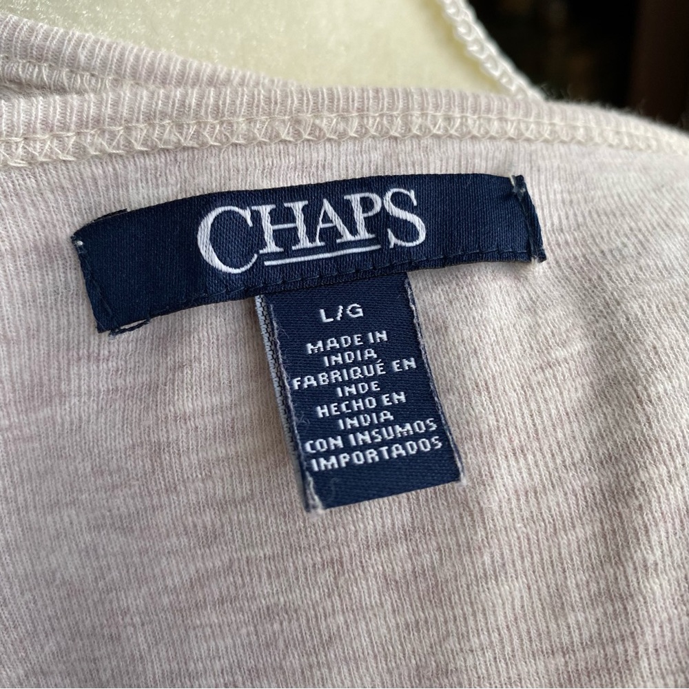 Chaps Boho Flower Embroidered Top - Picture 5 of 7